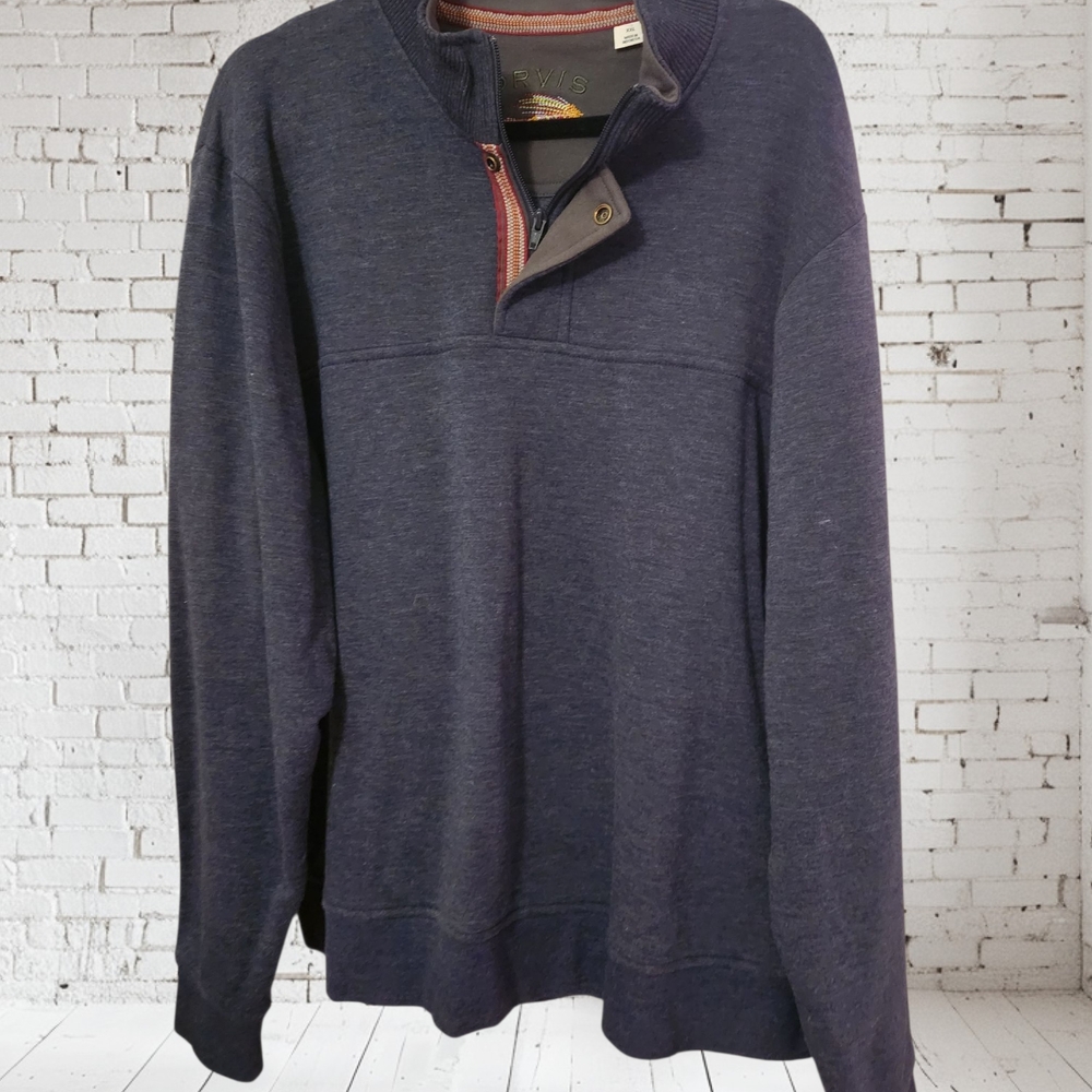 Men's Navy Sweater - Picture 5 of 8